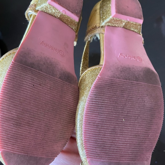 Disney princess Belle costume shoes toddler girl yellow size toddler 9/10 - Picture 3 of 3